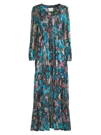 Mabel Silk Maxi Dress