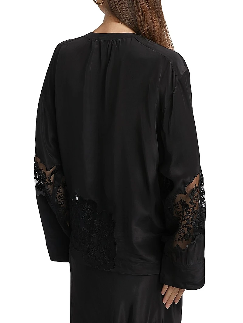 Mellado Remy Lace Blouse
