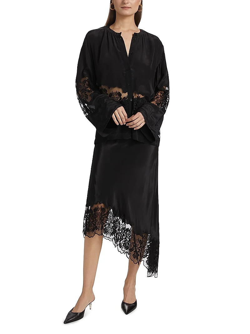 Mellado Remy Lace Blouse