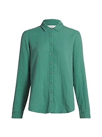 Scout Cotton Button-Front Shirt