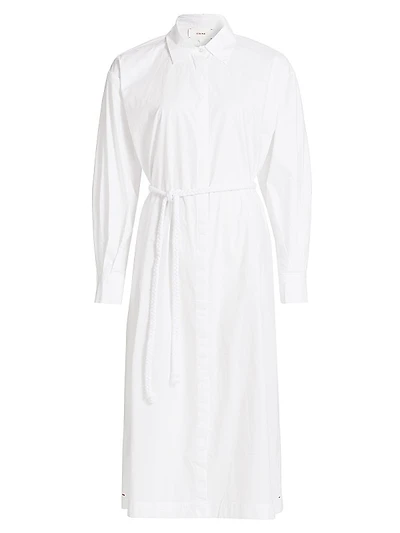 Katia Cotton Poplin Tie-Waist Midi-Dress