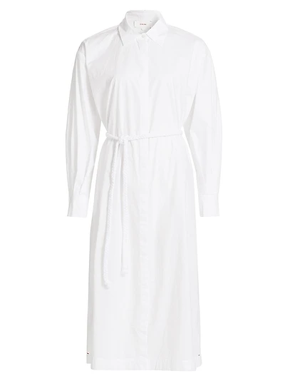 Katia Cotton Poplin Tie-Waist Midi-Dress