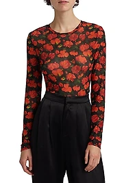 Florian Mesh Bodycon Top