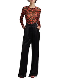 Florian Mesh Bodycon Top