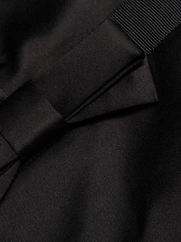 Carmen Knee-Length Satin Dress