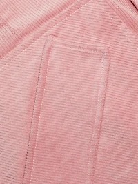 Cherry Stretch-Cotton Miniskirt