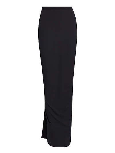 Echauffe Ruched Jersey Maxi Skirt