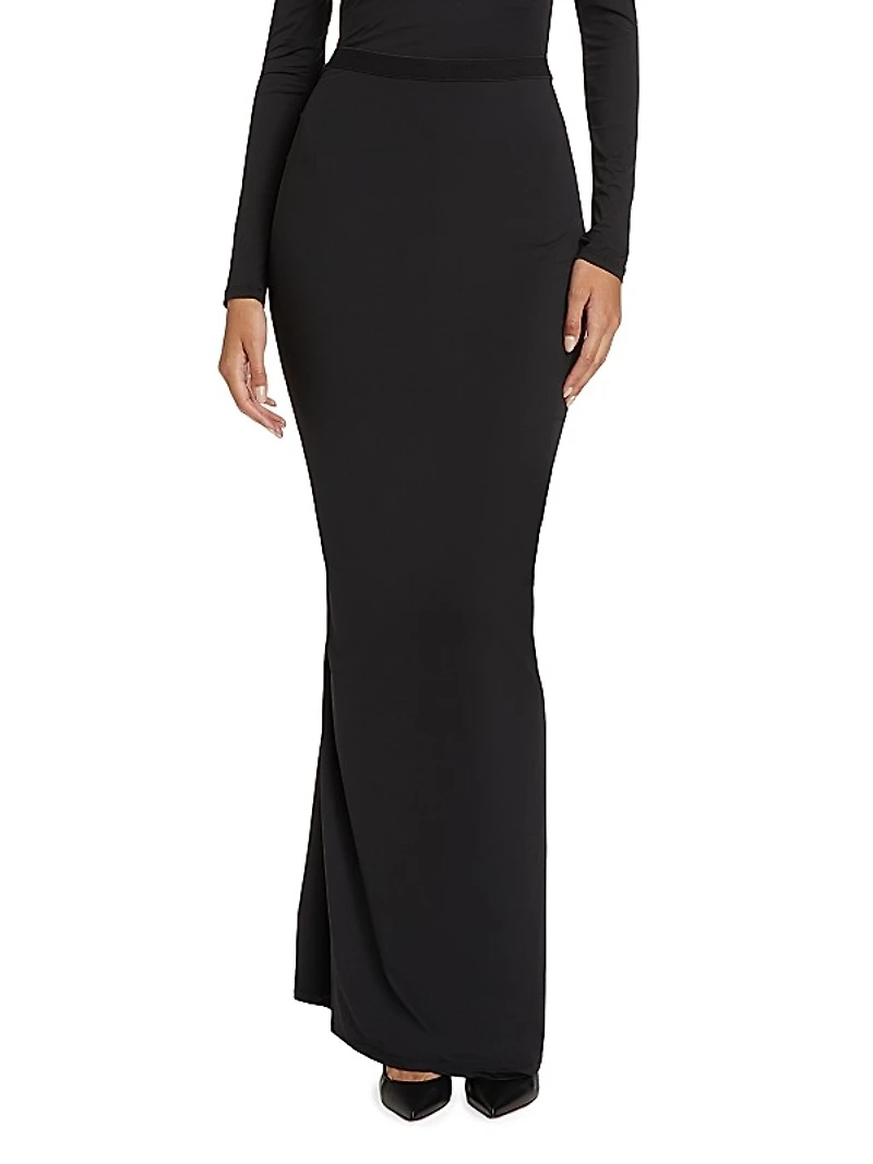Echauffe Ruched Jersey Maxi Skirt