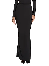 Echauffe Ruched Jersey Maxi Skirt