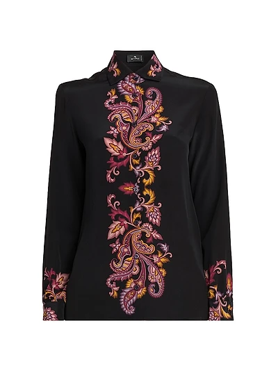 Paisley Silk Shirt