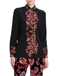 Paisley Silk Shirt