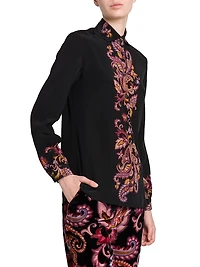 Paisley Silk Shirt