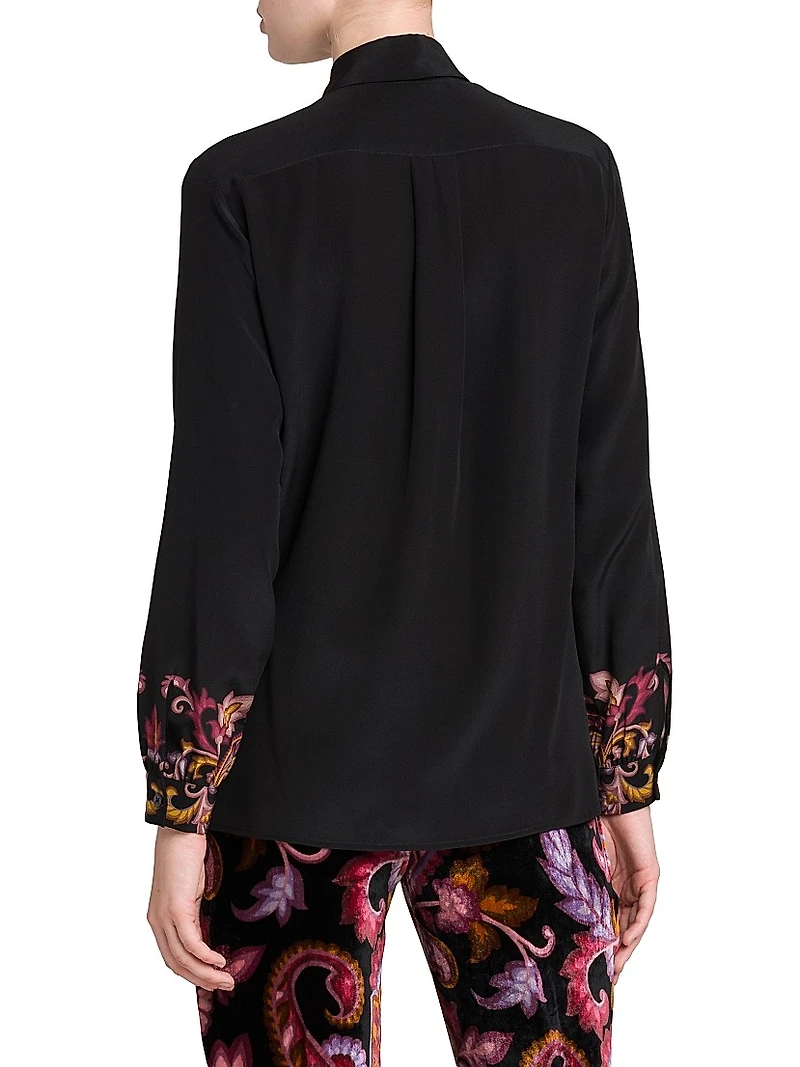 Paisley Silk Shirt