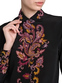 Paisley Silk Shirt