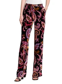 Paisley Slim-Fit Trousers