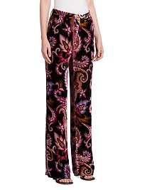 Paisley Slim-Fit Trousers