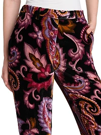 Paisley Slim-Fit Trousers