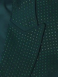 Willow Hotfix Stretch-Silk Self-Tie Jacket