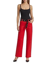 Rosie High-Rise Wide-Leg Jeans