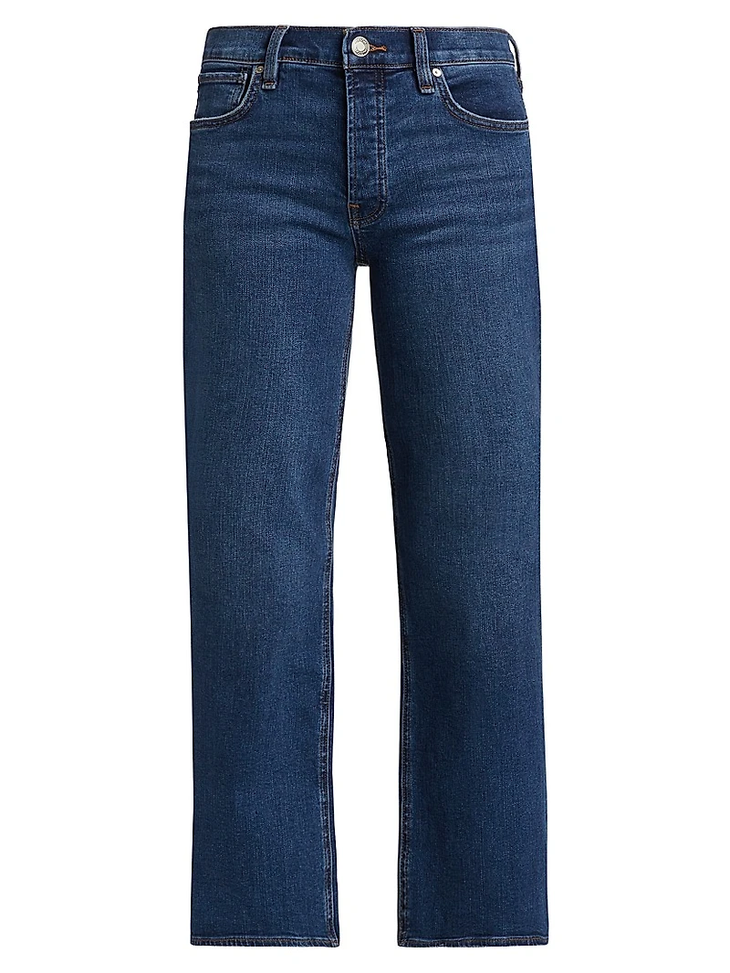 Rosie High-Rise Wide-Leg Ankle Jeans