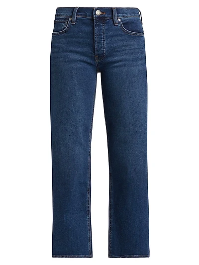 Rosie High-Rise Wide-Leg Ankle Jeans