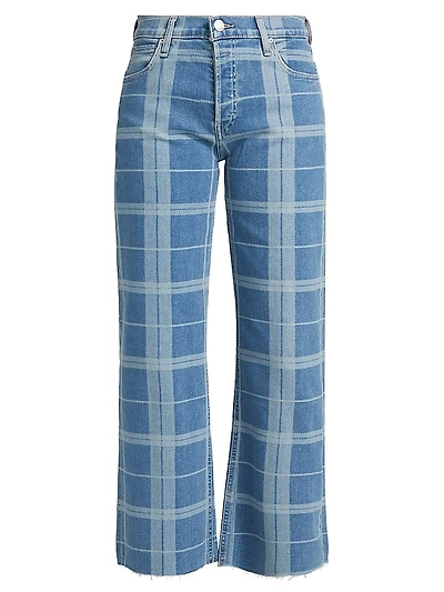 Rosie High-Rise Wide-Leg Ankle Jeans