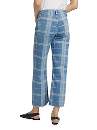 Rosie High-Rise Wide-Leg Ankle Jeans