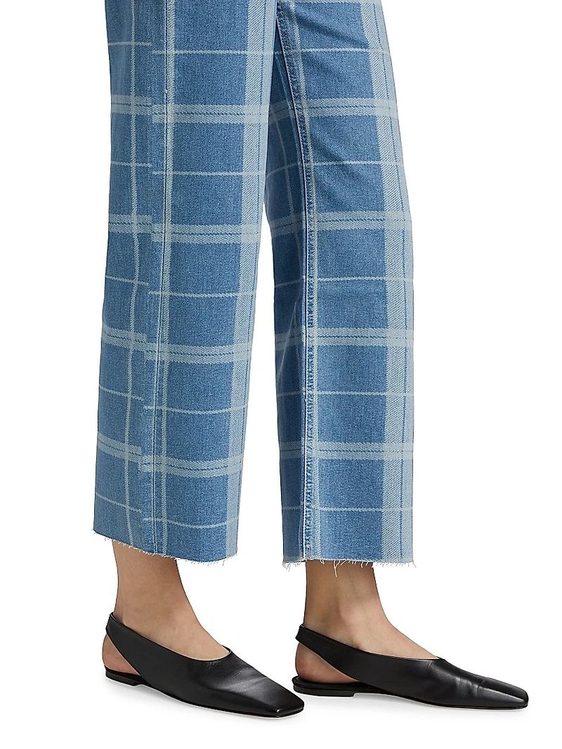 Rosie High-Rise Wide-Leg Ankle Jeans