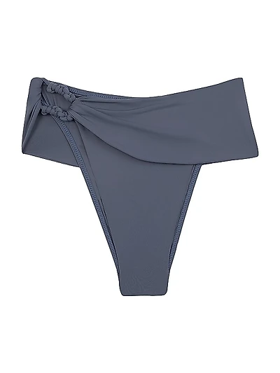 Holly Foldover Knotted Bikini Bottom