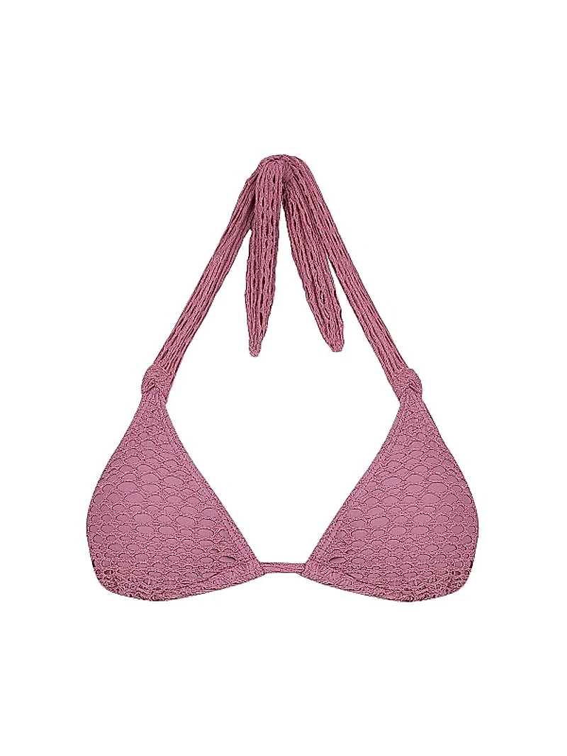 Solid Lee Triangle Bikini Top