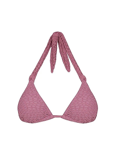 Solid Lee Triangle Bikini Top