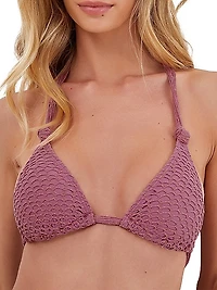 Solid Lee Triangle Bikini Top