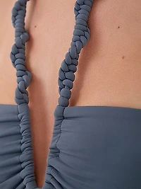 Solid Holly Carol Bikini Top