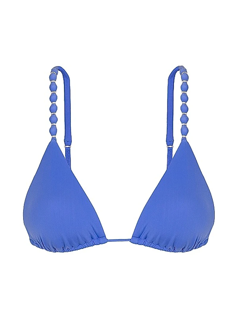 Beads Triangle Bikini Top