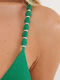 Firenze Beads Triangle Bikini Top