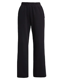 Fleece Wide-Leg Pants