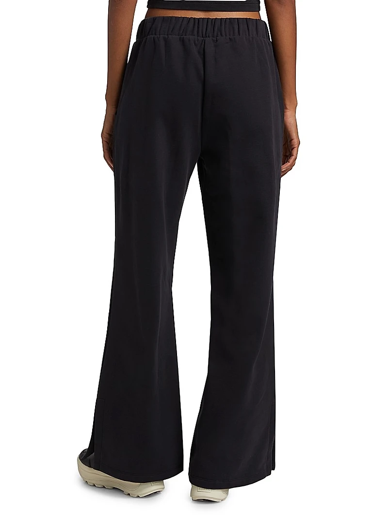 Fleece Wide-Leg Pants