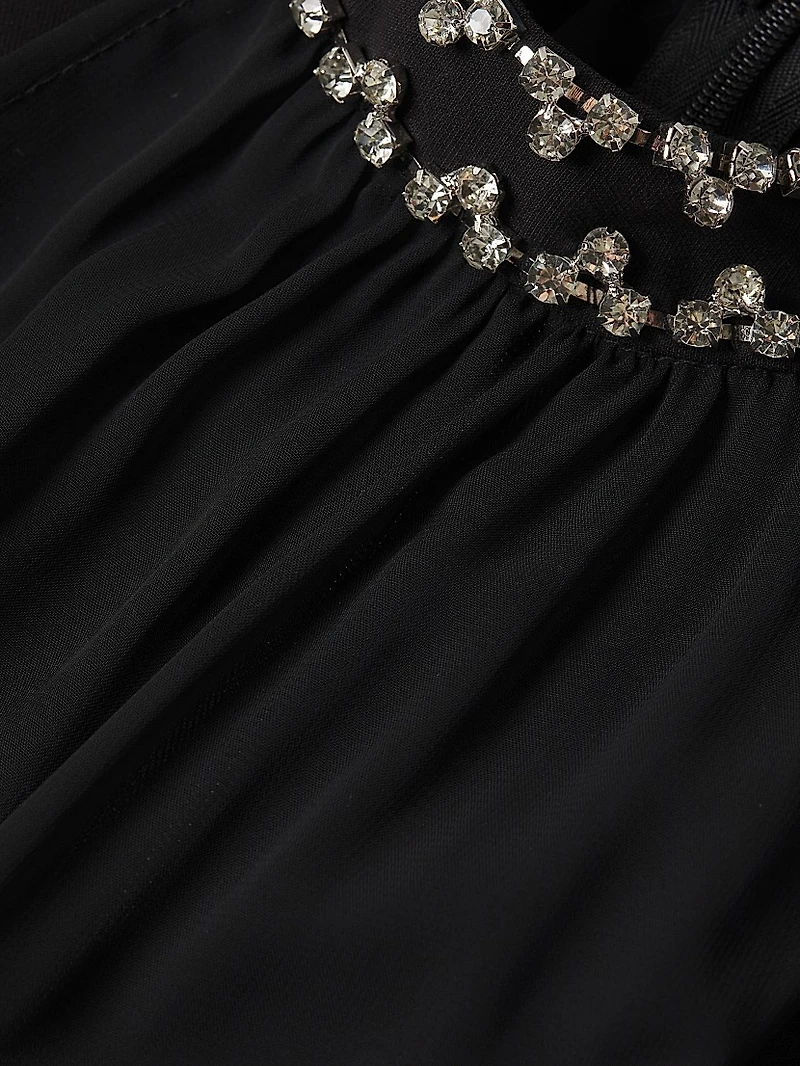 Lirio Embellished Collar Cocktail Dress