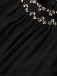 Lirio Embellished Collar Cocktail Dress