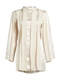 Enzo Satin Minidress