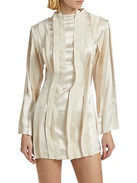 Enzo Satin Minidress