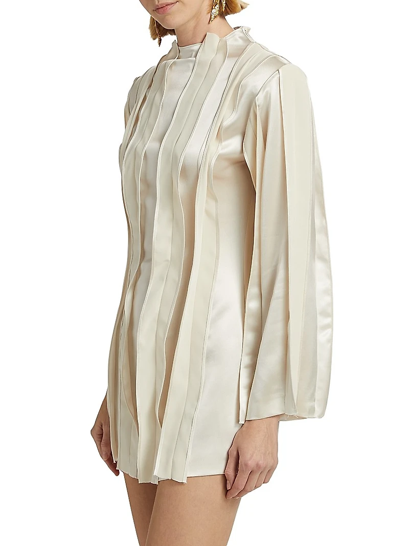 Enzo Satin Minidress