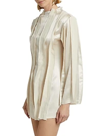 Enzo Satin Minidress