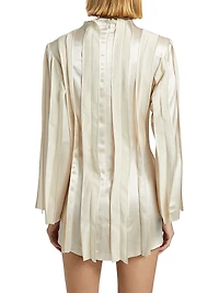 Enzo Satin Minidress