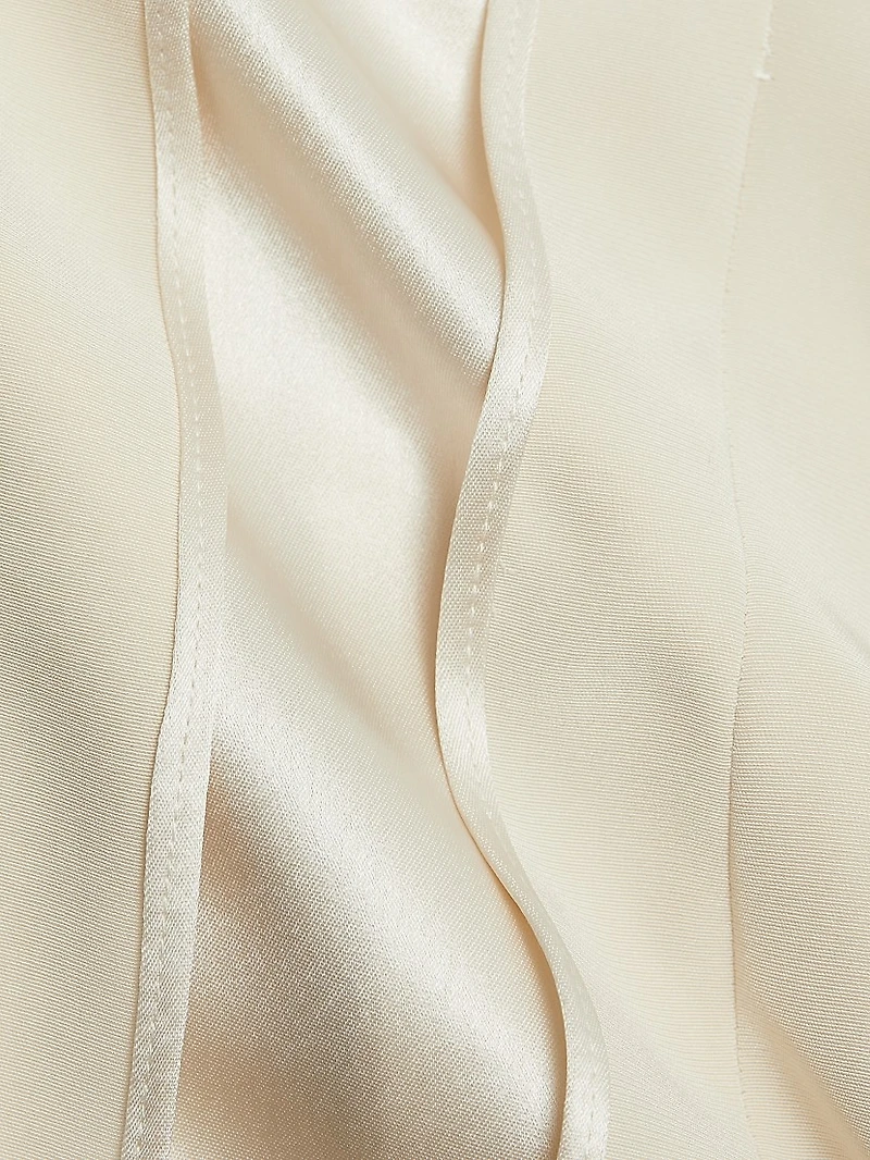 Enzo Satin Minidress