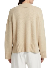 Sawyer Oversized Cashmere & Wool Polo Sweater