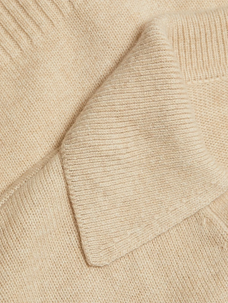 Sawyer Oversized Cashmere & Wool Polo Sweater