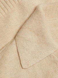 Sawyer Oversized Cashmere & Wool Polo Sweater