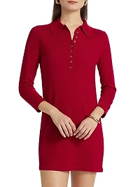 Luell Wool Polo Minidress