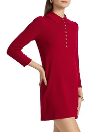 Luell Wool Polo Minidress